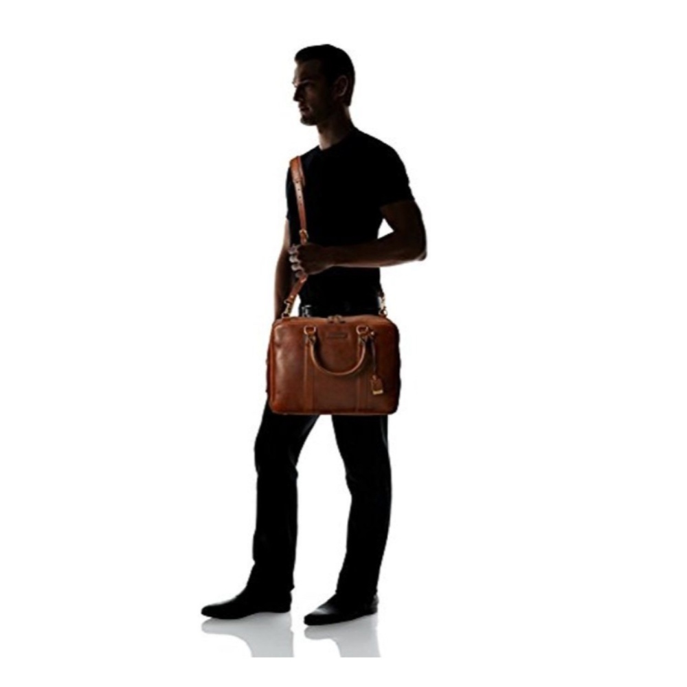 Frye "David" Brown Leather Briefcase- COMING SOON! - Picture 3 of 6
